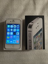 iPhone 4 White 8GB With Box Collector  s