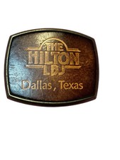 The Hilton LBJ Belt Buckle