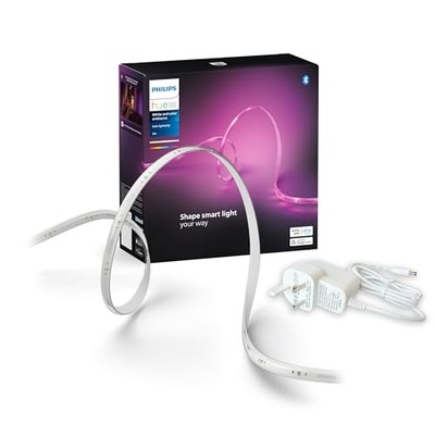Philips Hue Indoor 3 Meter Smart LED Solo Lightstrip (nicht ausziehbar) - 1er Pack -