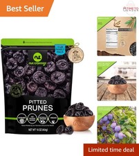 Dried Pitted Prunes Unsweetened 16oz Bulk Healthy Snack Kosher