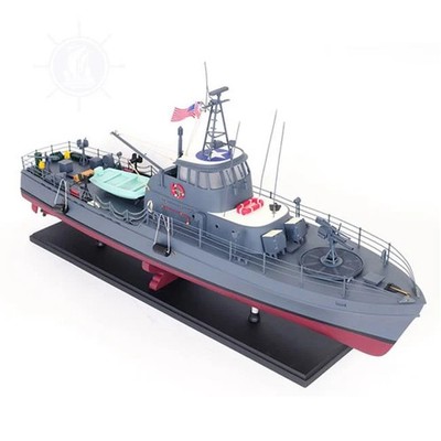 Old Modern Handicrafts C066 82 ft. US Coast Guard Model Ship - Peace Time 30 in.