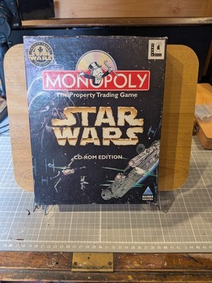 Monopoly Star Wars CD-ROM PC Spiel 1997 Big Box komplett LucasArts Vintage CIB
