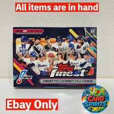 2025 Topps NPB Finest Baseball Card Hobby Box Factory Sealed Box in Hand