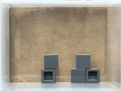 LEGO Parts - Dark Bluish Gray Tile 1 x 1 - No 3070 - QTY 5