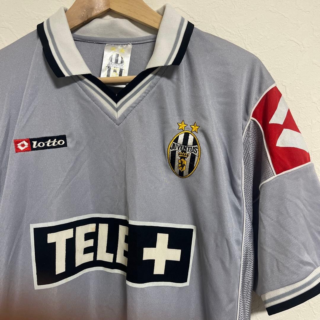 Juventus 2000-01 Away Football Shirt Vintage Retro Soccer Jersey XL