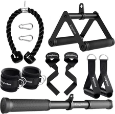 Cable Machine Attachments for Home Gym,Triceps Pull Down Accessories,LAT Pull Do