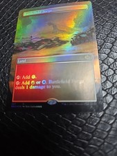 MTG Battlefield Forge 297 Rare Foil Borderless Land The Brothers' War
