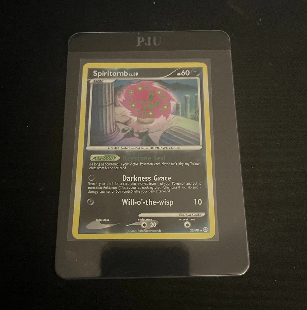 The Pokémon Company Spiritomb 32/99 Platinum Rare Regular 60HP Eng