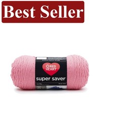 Perfect Pink 100 Acrylic Yarn - Ideal for All Knitting Projects, 364 Yards