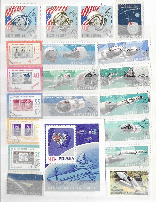 Space Collection 26041704#19+1SS (U/M, see scan). Good stamps, best price!