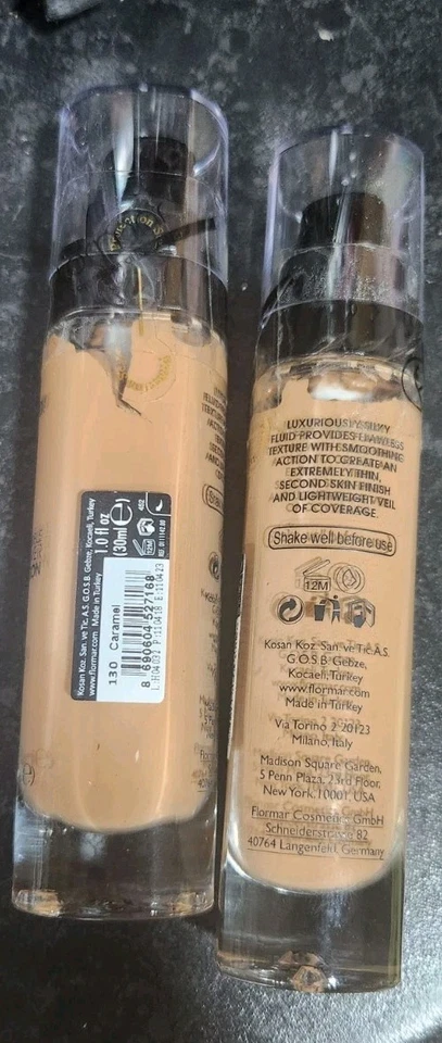 Flormar HD Invisible Cover Foundation LSF 30. Karamell. Glasflasche 30 ml. Neu. - Bild 2 von 4