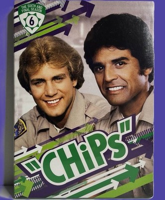 NEW ERIK ESTRADA CHIPS COMPLETE SIXTH 6TH FINAL SEASON 6 SIX TV DVD 1983