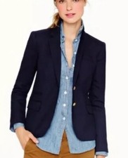 Blazer Navy J Crew Schoolboy Sz. 4 Wool Classic Jacket Gold Button Lined 28233