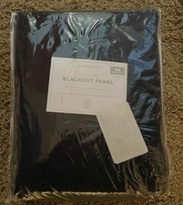 NWT Pottery Barn Kids Evelyn Blackout Panel 44 x 96  Navy Blue