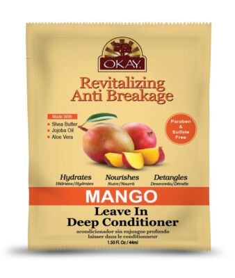 BL Okay Leave-In Deep Conditioner Packs Mango  (12 Hair Masks)