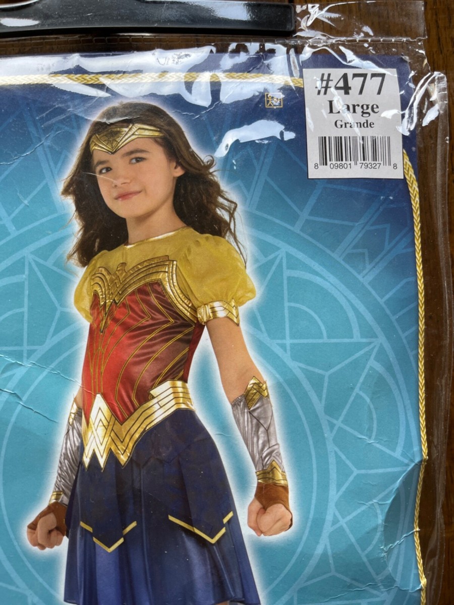 ユウ Halloween Costume DC Comics Wonder Woman Movie 7 pc, Girls Lg 12