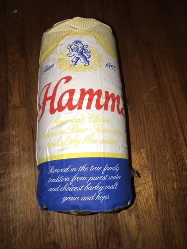 HAMM'S BEER INFLATABLE BLOW UP CAN SIGN 12” New In Package Vintage