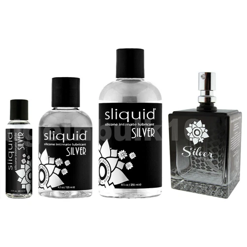 Sliquid Naturals Silver Silicone Concentrated Intimate Lubricant - Choose Size