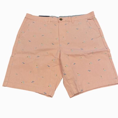 NWT Jachs Sz 31 Pink Short 9'' Surfboards Stretch Vacation Beach Tropical Resort