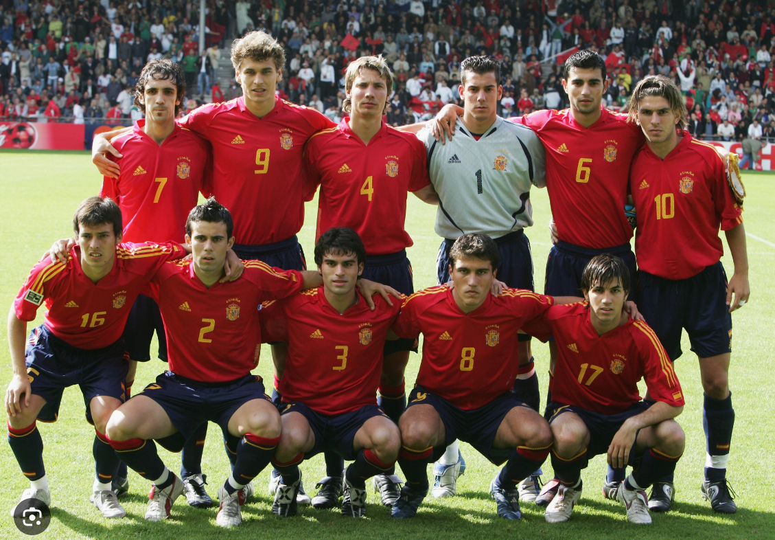 アディダス　スペイン代表 サッカーシャツ 2004/05 ユニフォーム Spain 2004 2005 Home Shirt World Cup Football Soccer Jersey Adidas