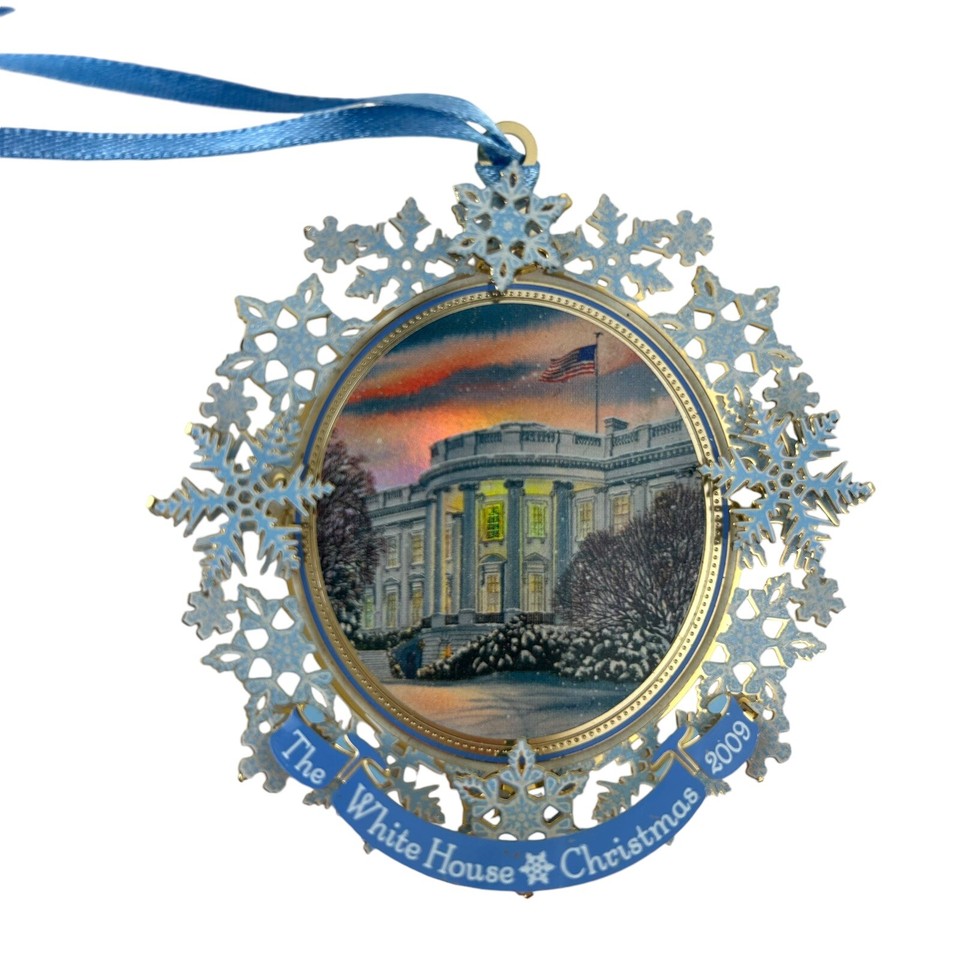 White House Christmas Ornaments Lot (10) white house historical