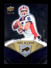 2008 UPPER DECK ICONS NFL ICONS NFL48 TRENT EDWARDS 97/799 BILLS