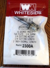 Whiteside Chamfer bit part #2300A Brand new.