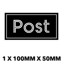 Sticker Post Royal Mail Letter box Post box Self Adhesive Vinyl S444