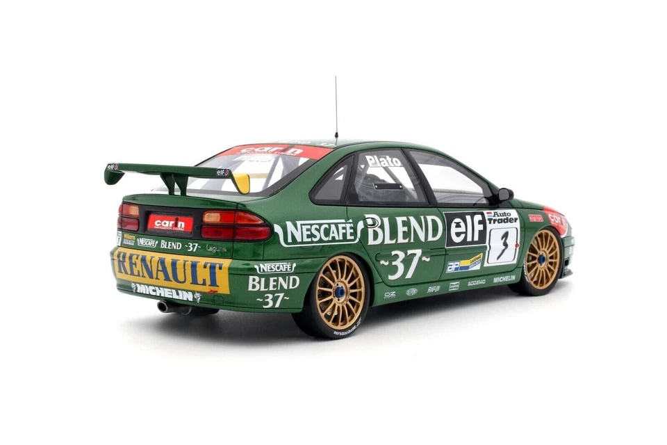 OTTOMOBILE 1:18 AUTO RENAULT LAGUNA BTCC #3 J. PLATO OULTON PARK 1998 ART OT1031 - Immagine 3 di 3