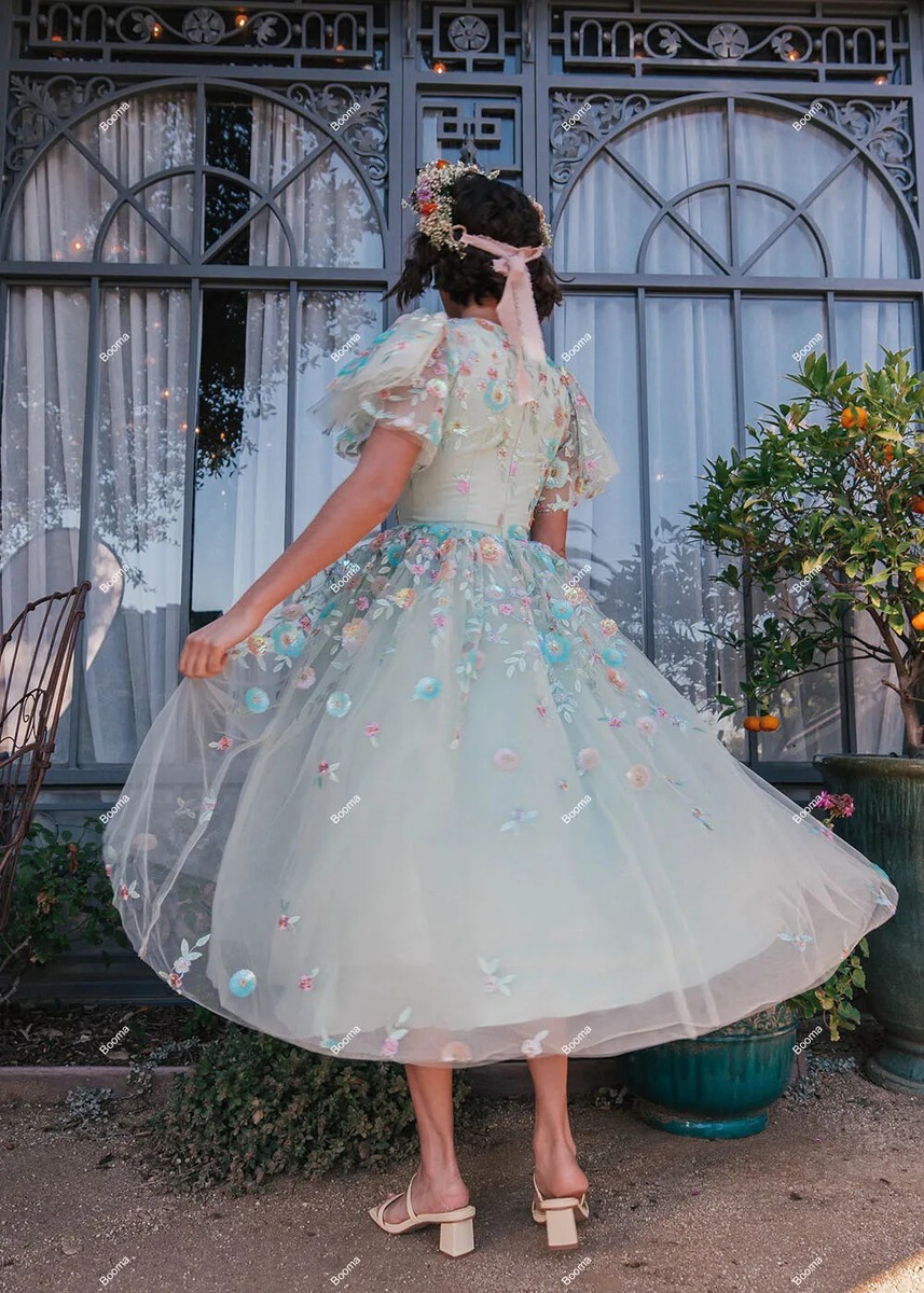 Fairy Prom Dresses Sweetheart Short Sleeves Squiend Flowers Homecoming Dress | eBay Fairy Prom Dresses Sweetheart Short Sleeves Squiend Flowers Homecoming Dress | eBay