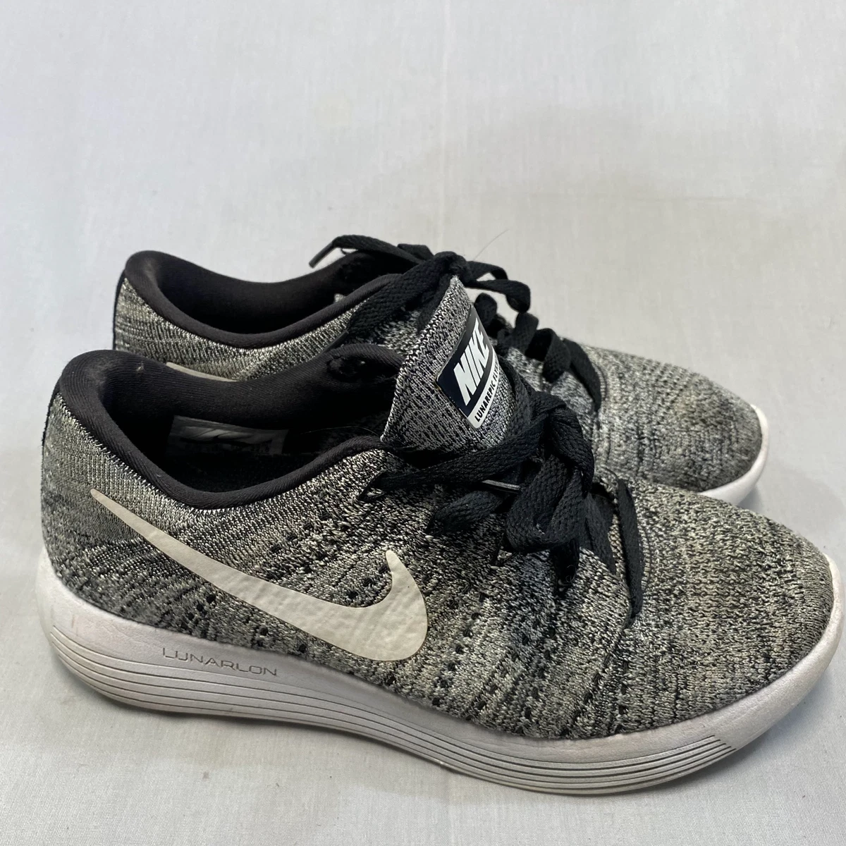Nike Lunarepic Flyknit Women s Running Shoes Oreo Black 843765 001