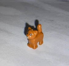 Lego Dark Orange Baby Kitten Only, From Sets 60321 & 60319 - Brand New