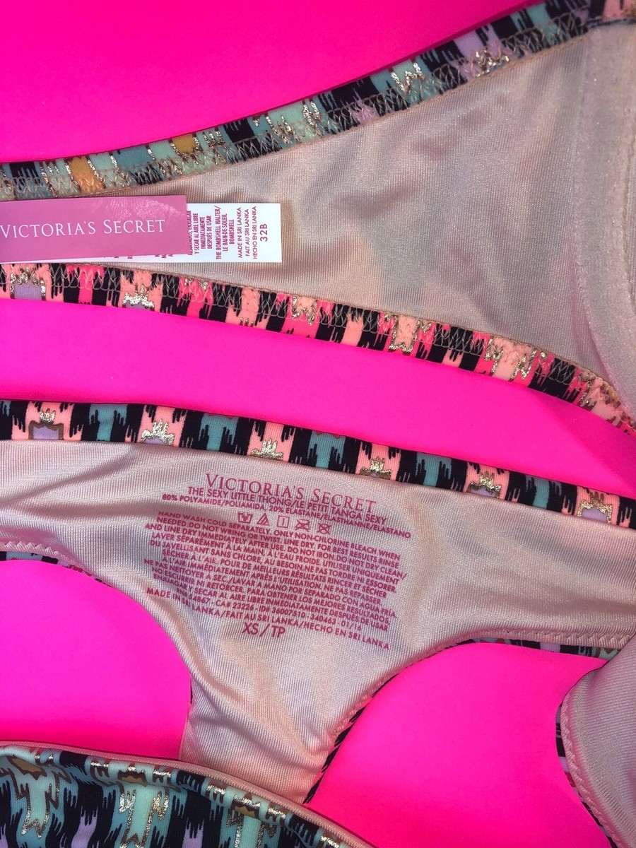 Victoria's Secret 水着 ボトム Victoria's Secret 36DD BIKINI M,XL bottom PINK RED SHINE