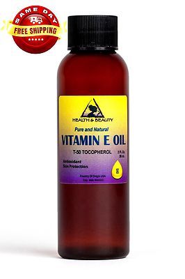 TOCOPHEROL T-50 VITAMIN E OIL ANTI AGING PREMIUM NATURAL PURE 2 OZ