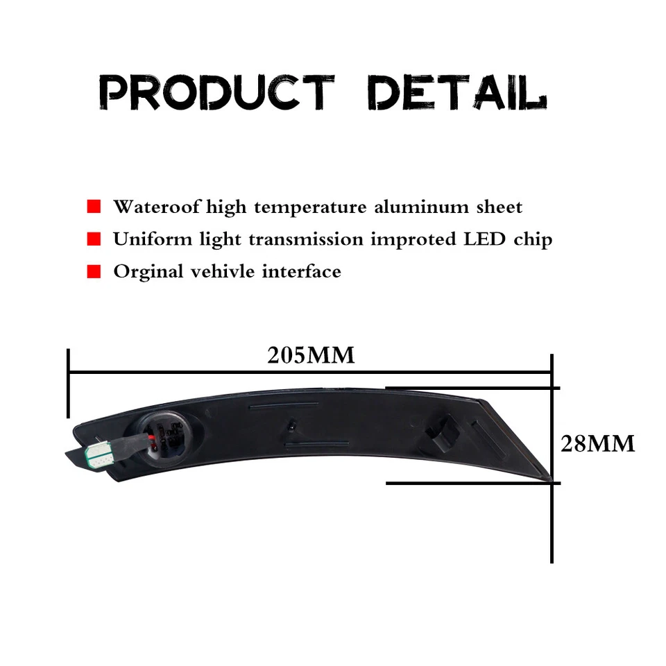 Luz marcadora frontal LED ámbar ahumado para 06-10 Pontiac Solstice y Saturn Sky Foto 4 de 4