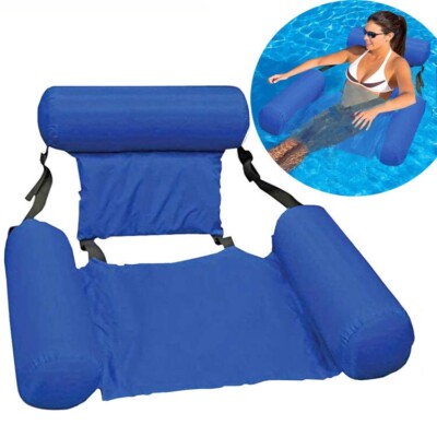 Wasserhängematte Aufblasbare Floating Schwimmsessel  Wasserliege Sessel JO