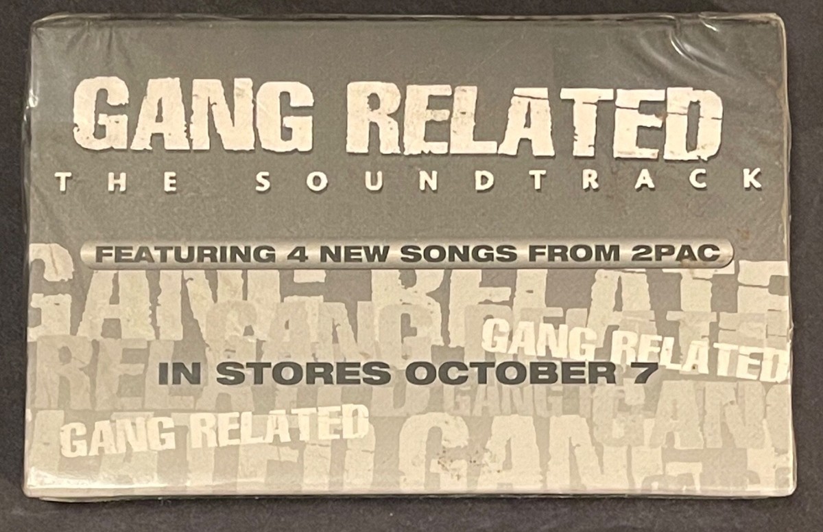 sealed promo Cassette GANG RELATED Soundtrack 2 PAC Kurupt Death 