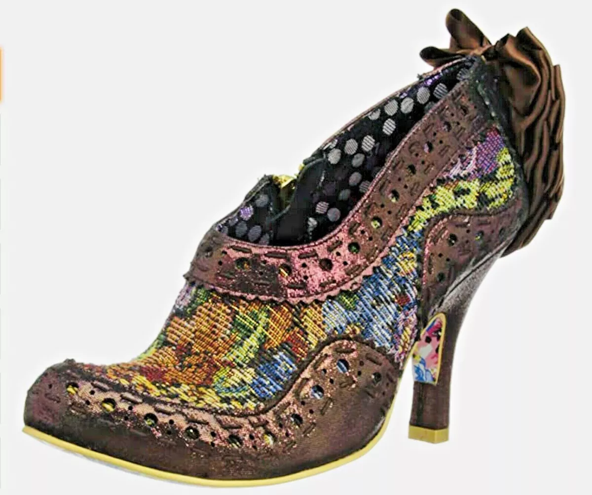 Irregular Choice Extremely Rare Vintage Little Pickle Tapestry Heels UK4 EU37