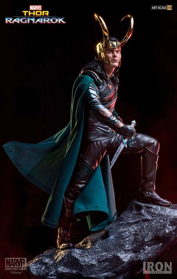 Figura Estatua Iron Studios Loki Thor Ragnarok Marvel Avengers MCU Mega Rara 1:10 Foto 2 de 4