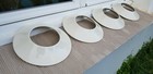 4 Radkappen Elfenbein Felgenmitte Original Citroen Traktion Coupe Cabrio