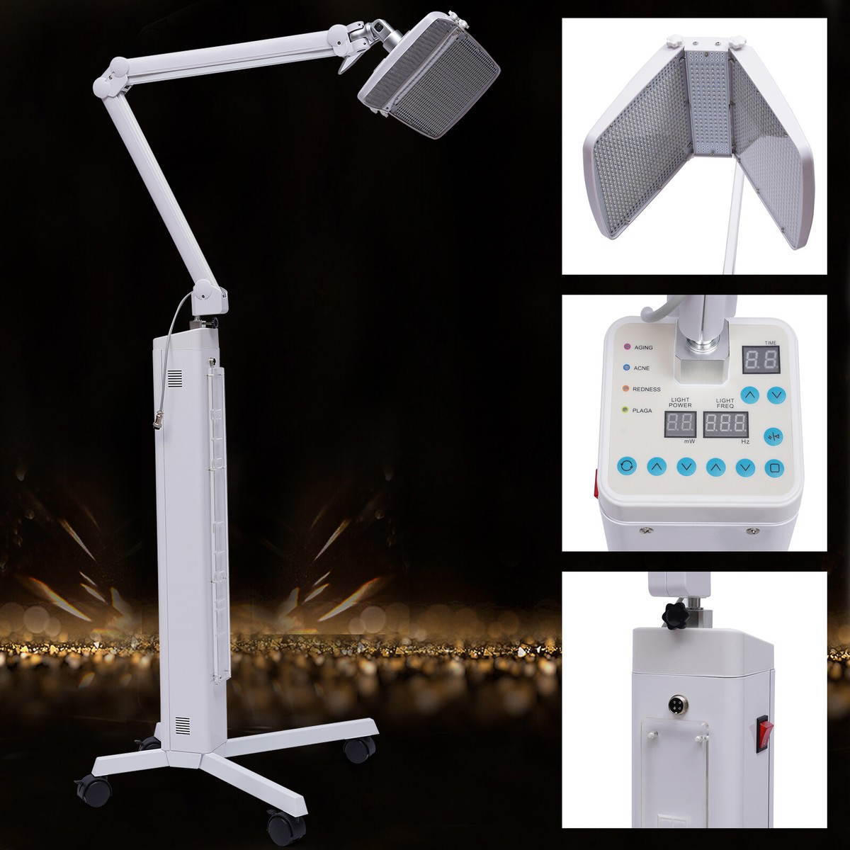 PDT Photon Bio-light Therapy Facial Beauty Whitening Lamp Allergy