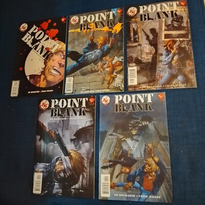 Point Blank #1 to 5 Complete Set of 5 Comics Wildstorm 2002/3 