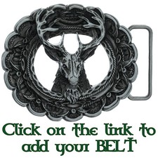 Cerf Elk Chasse Buckfast Ceinture Boucle Motard Métal Rodéo Ouest Andouiller