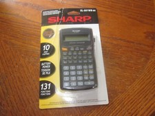 SHARP Scientific Calculator EL-501 WB-BK New Open Box