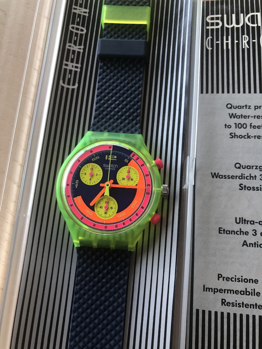 NEW OLD STOCK VINTAGE UNWORN UNUSED 1992 SWATCH GRAND PRIX