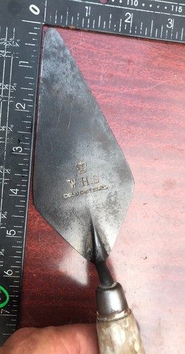 WHS Maurerkelle Krone gestempelt - Vintage altes Werkzeug - Bild 5 von 6