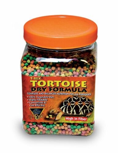 T-REX TORTOISE DRY FORMULA FOOD PELLETS 170g 0643854808004 - Afbeelding 1 van 1