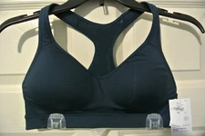 OLD NAVY ACTIVE HIGH SUPPORT SPORTS BRA 34B DARK IVY 275249-02-1 NWT