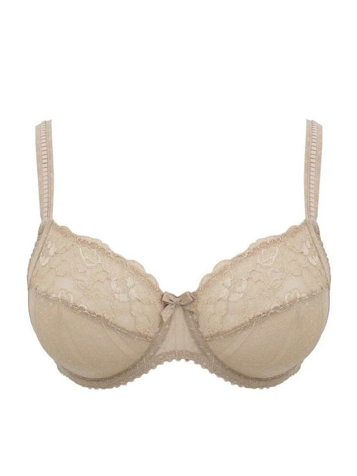 PRIMA DONNA 0162581 COUTURE FULL CUP BRA SIZE 40J UNDERWIRE UNLINED IN BEIGE - Image 4 of 4