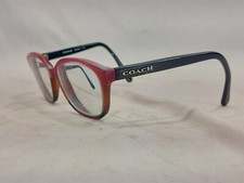 Coach HC6103 5445 Aubgn Cognac Varsity Stripe 54-16-140 Eyeglasses Frame